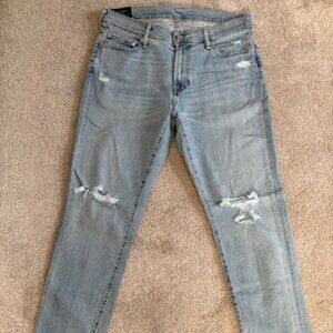 Abercrombie & Fitch Men’s Jeans – Rustin Athletic Slim – Size 33x32 – Light Wash